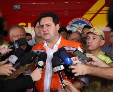 Governador acompanha atendimento à população de Dois Vizinhos e reforça apoio a municípios