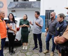 Defesa Civil envia caminhões com mantimentos para Matinhos e Pontal do Paraná
