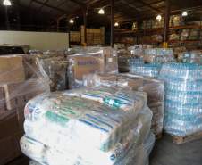 Paraná chega a 3,3 mil toneladas de doações arrecadadas para o Rio Grande do Sul