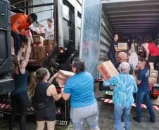 Estado envia nova remessa com mais de 300 toneladas de donativos ao Rio Grande do Sul