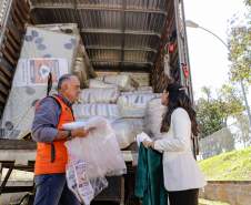 Paraná envia mais de 190 toneladas de donativos para o Rio Grande do Sul
