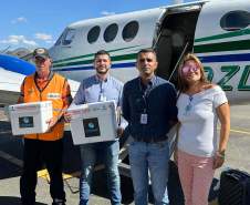 Aviões do Paraná levam veterinários, medicamentos e internet ao Rio Grande do Sul