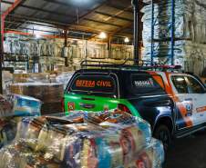 Defesa Civil envia ajuda humanitária para Dois Vizinhos após estragos do granizo