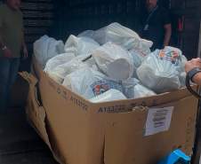 Defesa Civil envia kits de higiene para Guaratuba; 6,8 mil pessoas foram afetadas no Litoral