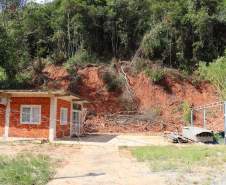 Defesa Civil Estadual vistoria áreas em Morretes afetadas pela enxurrada de fevereiro