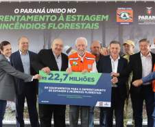 Resposta rápida: Estado entrega equipamentos a 100 municípios para combate a incêndios
