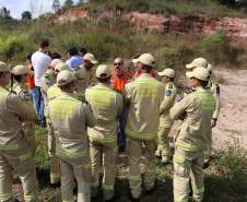 Técnicos Defesa Civil, IAT e Amep vão a campo avaliar condições geológicas na RMC 