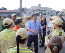 Técnicos Defesa Civil, IAT e Amep vão a campo avaliar condições geológicas na RMC 