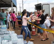 Em Rio Bonito do Iguaçu, Ratinho Junior anuncia força-tarefa para reconstrução das casas