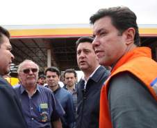 Em Rio Bonito do Iguaçu, Ratinho Junior anuncia força-tarefa para reconstrução das casas