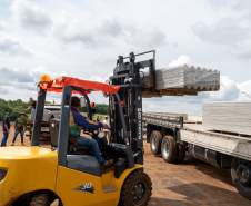Estado reforça pedido por materiais de construção para avançar nos trabalhos em Rio Bonito do Iguaçu