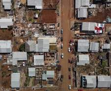 Cobertura das casas danificadas deve ser concluída neste fim de semana em Rio Bonito do Iguaçu