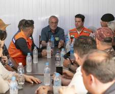 Defesa Civil já entregou 4 toneladas de alimentos em Rio Bonito do Iguaçu; cidade precisa de materiais de construção