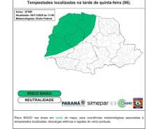 Simepar alerta para novos temporais nos próximos dias; Defesa Civil orienta cuidados