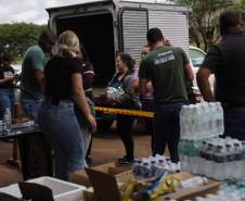 Em Rio Bonito do Iguaçu, Ratinho Junior anuncia força-tarefa para reconstrução das casas