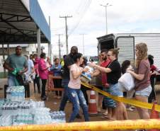 Em Rio Bonito do Iguaçu, Ratinho Junior anuncia força-tarefa para reconstrução das casas