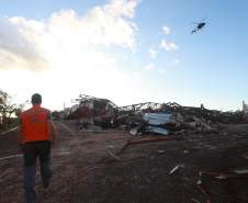 Estado vai liberar R$ 50 milhões de Fundo de Calamidade para reconstrução de Rio Bonito do Iguaçu