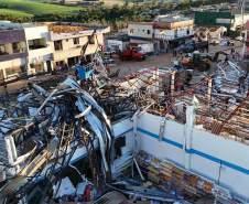 Estado vai liberar R$ 50 milhões de Fundo de Calamidade para reconstrução de Rio Bonito do Iguaçu