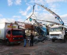 Estado vai liberar R$ 50 milhões de Fundo de Calamidade para reconstrução de Rio Bonito do Iguaçu