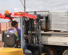 Estado reforça pedido por materiais de construção para avançar nos trabalhos em Rio Bonito do Iguaçu