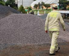 Estado reforça pedido por materiais de construção para avançar nos trabalhos em Rio Bonito do Iguaçu