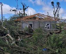 Defesa Civil do Paraná atua em 33 municípios para reparar danos causados pelos vendavais