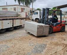 Com envio das primeiras 2.600 telhas, Estado amplia apoio a Ponta Grossa após granizo