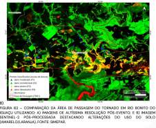 Laudo técnico final do Simepar eleva classificação de tornados que atingiram 11 cidades do Paraná