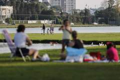 Família no parque
