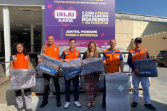 Aquece Paraná recebe doação de 4 mil cobertores das Lojas Daju 
