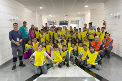 Defesa Civil Estadual recebe alunos da rede municipal de Campina Grande do Sul
