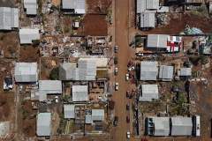 Cobertura das casas danificadas deve ser concluída neste fim de semana em Rio Bonito do Iguaçu