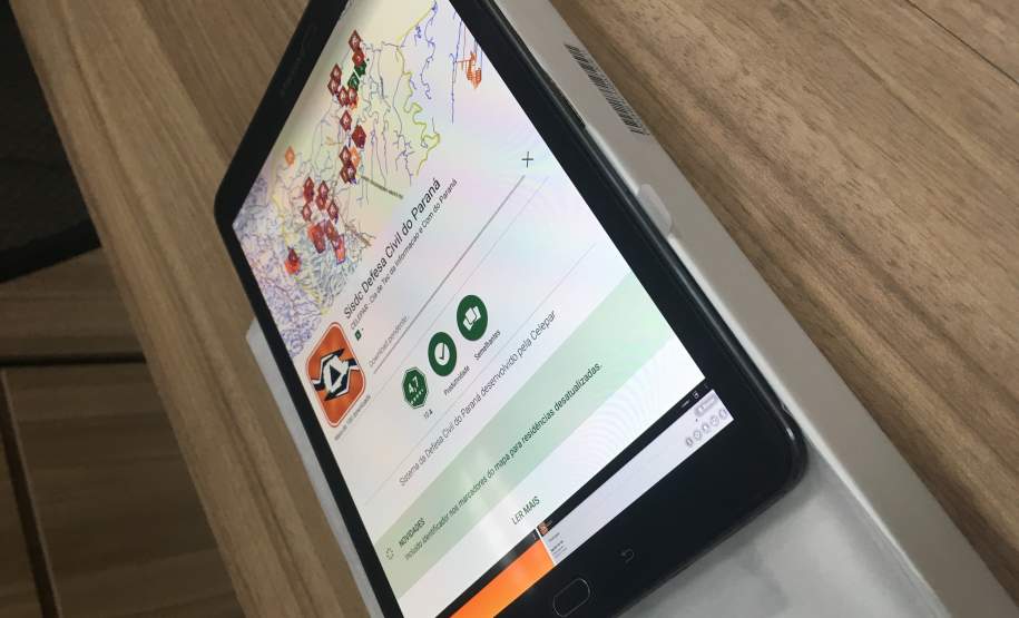 Defesa Civil Estadual realiza entrega de Tablets para a Regional do Litoral