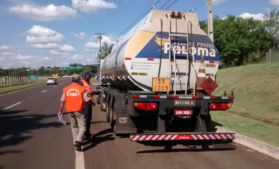 Fiscalização Prod. Perigosos Rod. BR 369 Posto PRF Ibiporã-PR. Fiscalização Prod. Perigosos Rod. BR 369 Posto PRF Ibiporã-PR.