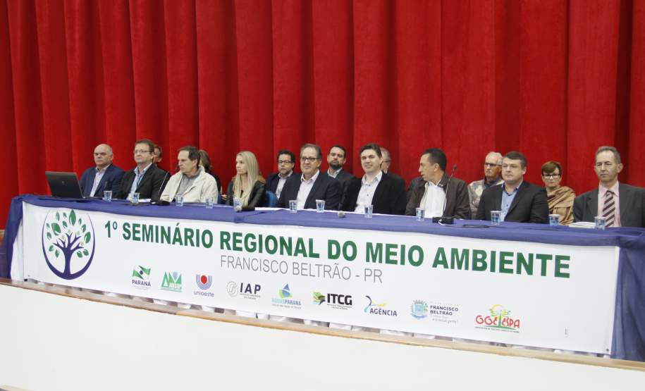 Governo promove seminário regional de meio ambiente em Francisco Beltrão