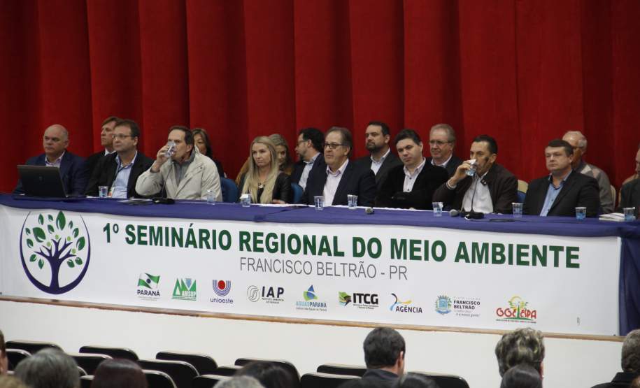 Governo promove seminário regional de meio ambiente em Francisco Beltrão