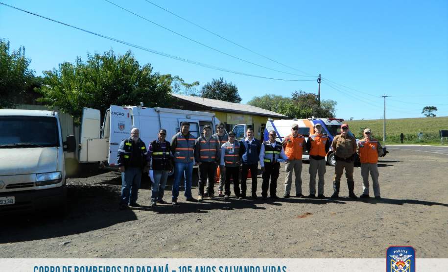 Bombeiros realizam operação conjunta para Fiscalização de Produtos Perigosos em Francisco Beltrão