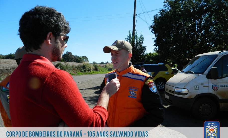 Bombeiros realizam operação conjunta para Fiscalização de Produtos Perigosos em Francisco Beltrão