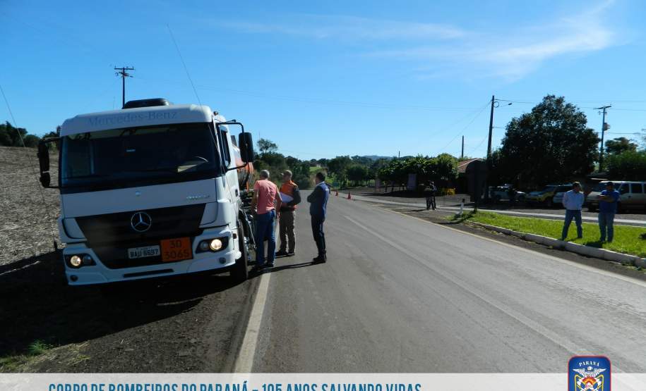 Bombeiros realizam operação conjunta para Fiscalização de Produtos Perigosos em Francisco Beltrão