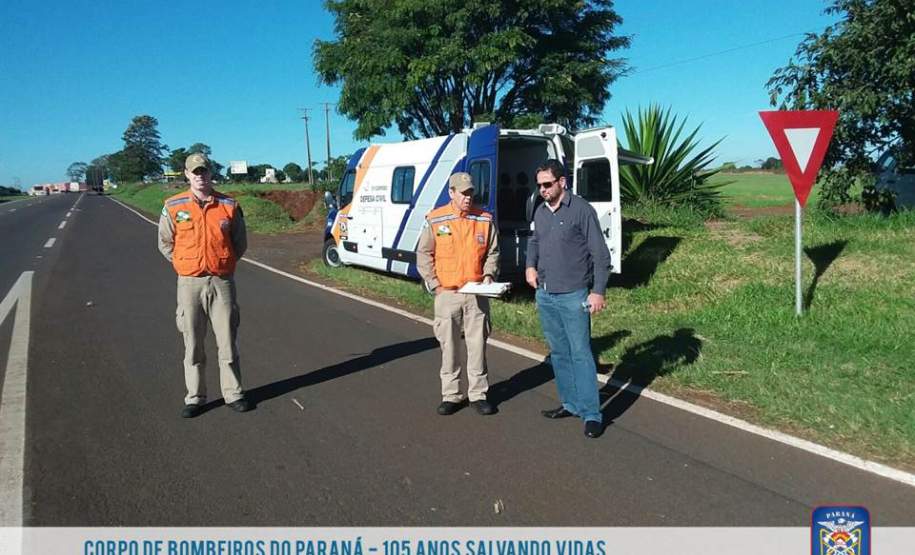 13ª CORPDEC / 4º SGBI realiza Fiscalização Integrada de Transporte de Produtos Perigosos.