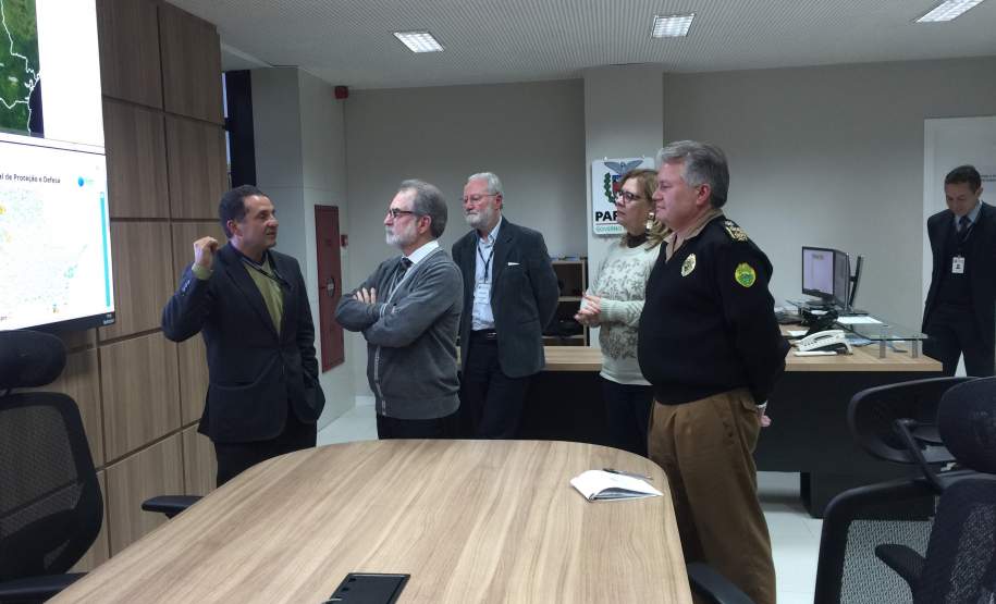 CEPDEC - PR recebe visita de integrantes da Secretaria de Planejamento. CEPDEC - PR recebe visita de integrantes da Secretaria de Planejamento.