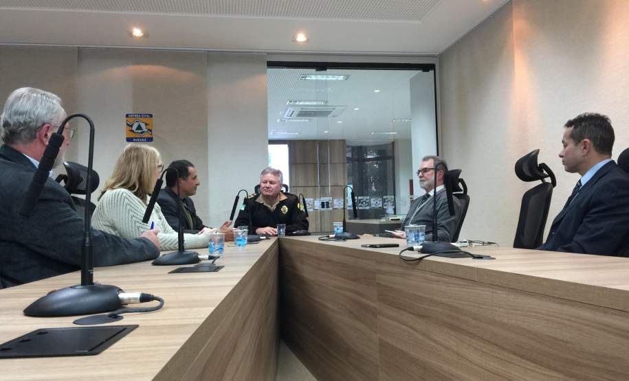 CEPDEC - PR recebe visita de integrantes da Secretaria de Planejamento. CEPDEC - PR recebe visita de integrantes da Secretaria de Planejamento.