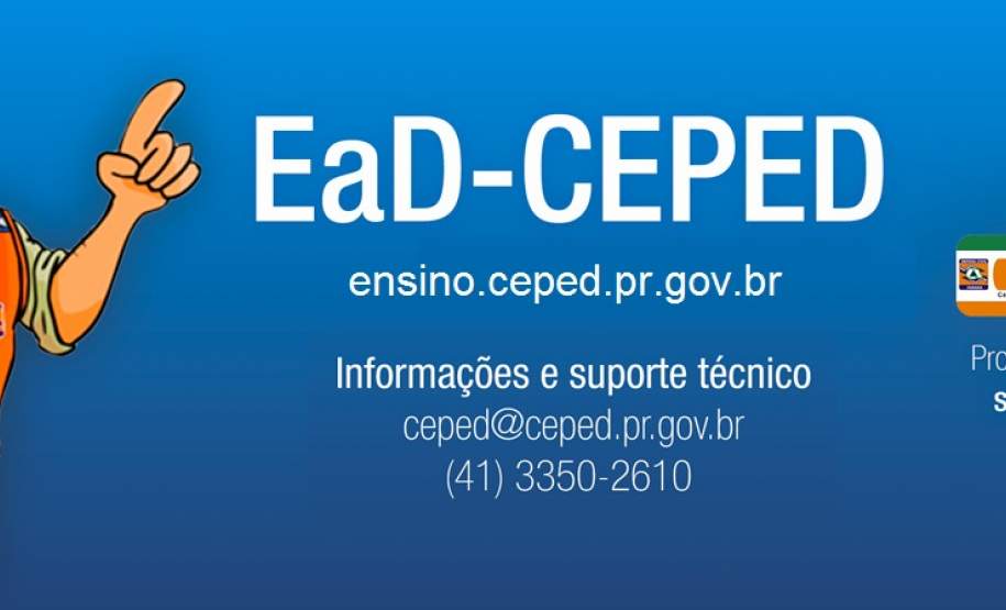 ÚLTIMA OPORTUNIDADE: cursos ofertados gratuitamente pelo CEPED/PR tem prazo estendido