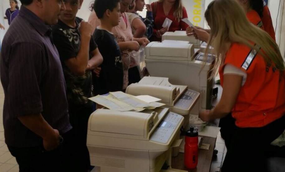 Coordenadoria Estadual de Proteção e Defesa Civil está apoiando o mutirão da cidadania em Curitiba.