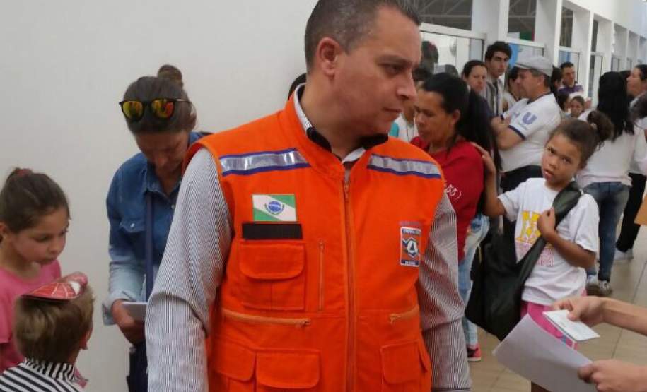 Coordenadoria Estadual de Proteção e Defesa Civil está apoiando o mutirão da cidadania em Curitiba.