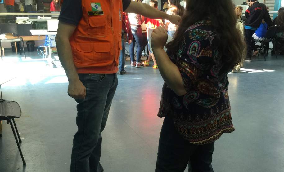 Coordenadoria Estadual de Proteção e Defesa Civil está apoiando o mutirão da cidadania em Curitiba.