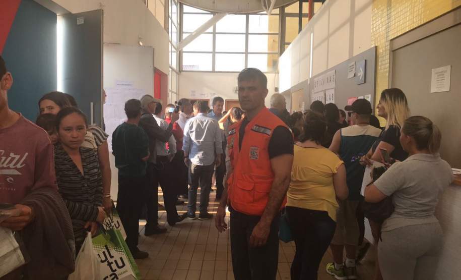 Coordenadoria Estadual de Proteção e Defesa Civil está apoiando o mutirão da cidadania em Curitiba.