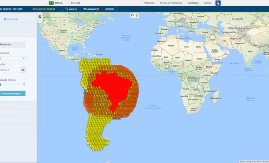 INPE disponibiliza imagens de alta resolução para auxiliar no planejamento urbano das cidades brasileiras. INPE disponibiliza imagens de alta resolução para auxiliar no planejamento urbano das cidades brasileiras.