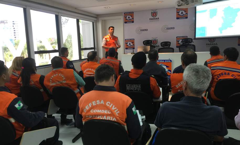 Coordenaria Estadual de Proteção e Defesa Civil recebeu visita das Coordenadorias Municipais de Proteção e Defesa Civil.