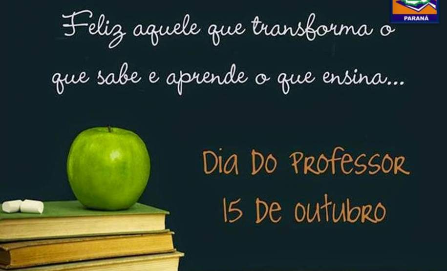 A Defesa Civil deseja um Feliz Dia dos Professores